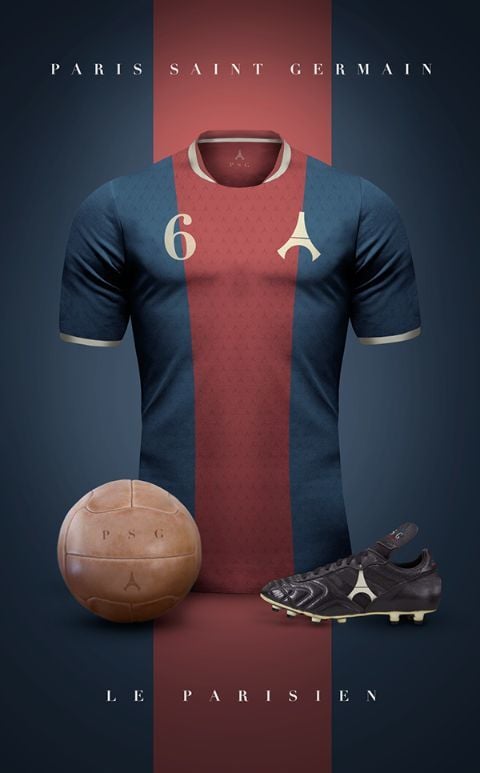 Psg Özel Tasarım Retro Forma