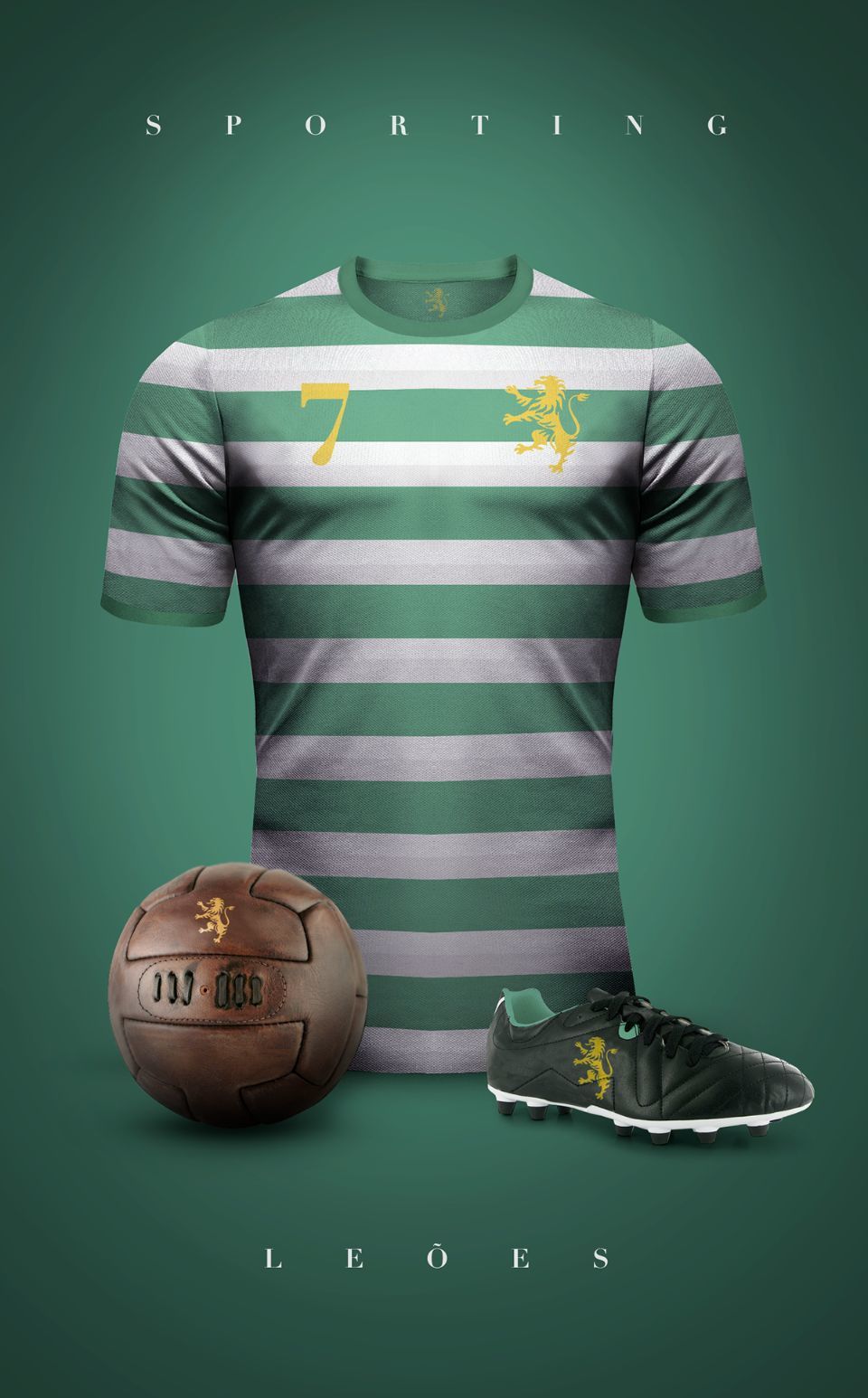 Sportıng Özel Tasarım Retro Forma