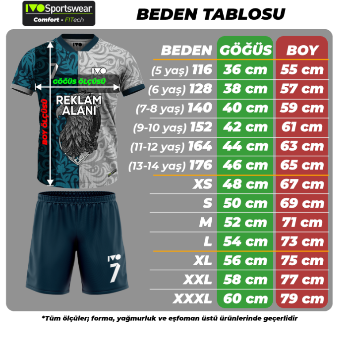 GENERİSCH Futbol Forması XX