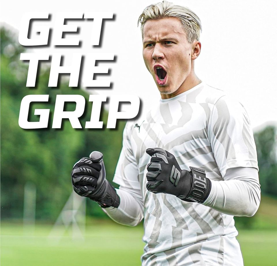 GRIPMODE Kaleci Eldiveni (Siyah-Neon Sarı)