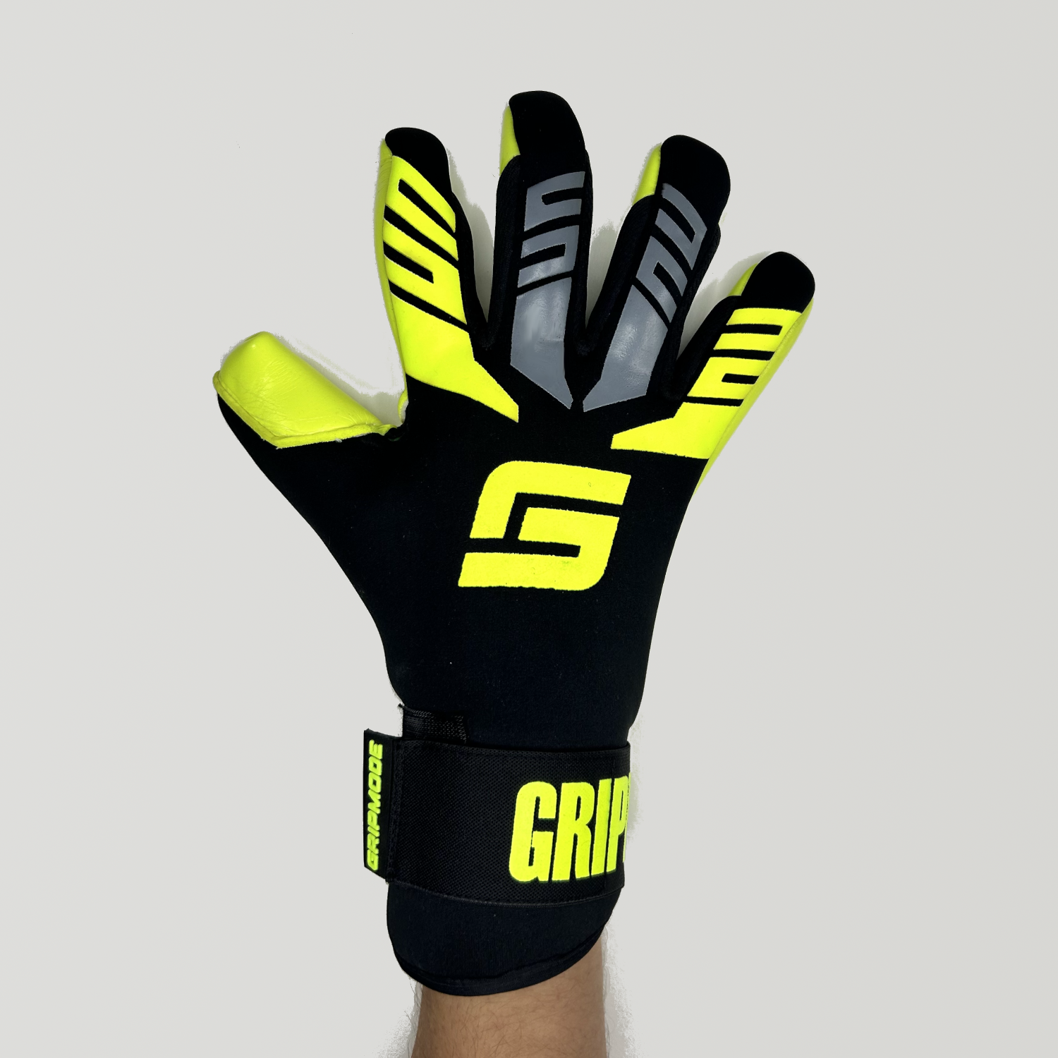 GRIPMODE Kaleci Eldiveni (Siyah-Neon Sarı)