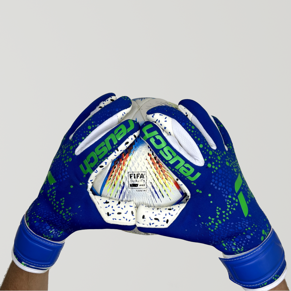 REUSCH PURE CONTACT KALECİ ELDİVENİ (MAVİ/YEŞİL/BEYAZ)