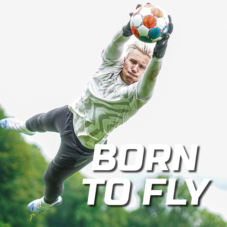 GRIPMODE Kaleci Eldiveni (Siyah-Neon MAVİ)