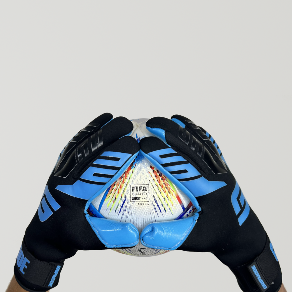 GRIPMODE Kaleci Eldiveni (Siyah-Neon MAVİ)