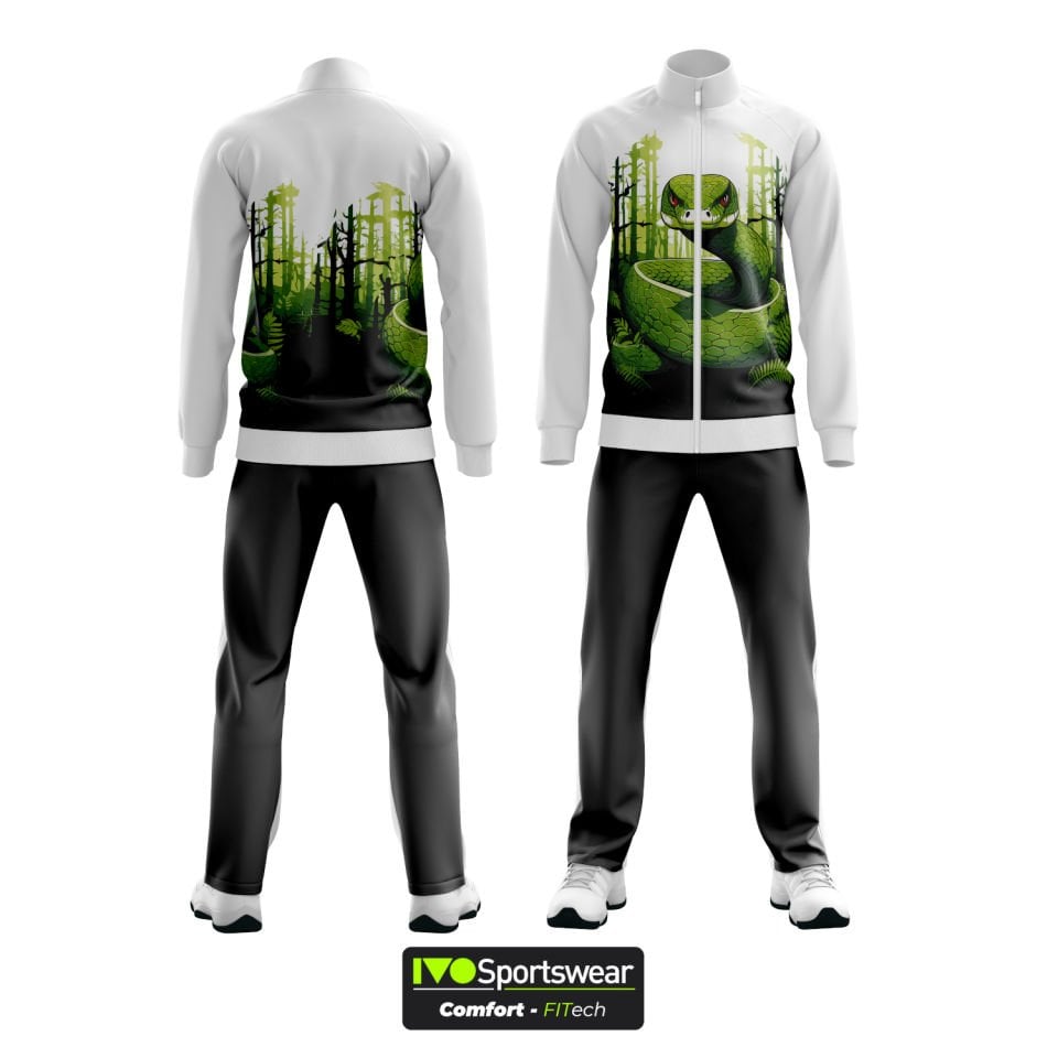 Eşofman Takımı Tam fermuar Dalgıç Kumaş Kişiselleştirilebilir Snake3