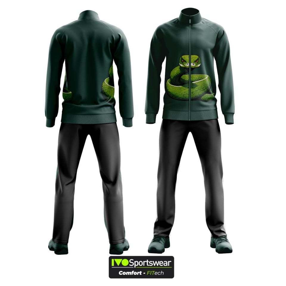 Eşofman Takımı Tam fermuar Dalgıç Kumaş Kişiselleştirilebilir Snake7