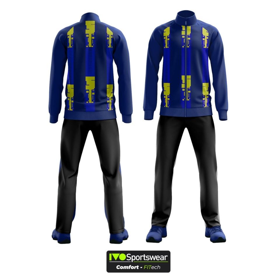 Eşofman Takımı Tam fermuar Dalgıç Kumaş Kişiselleştirilebilir canary