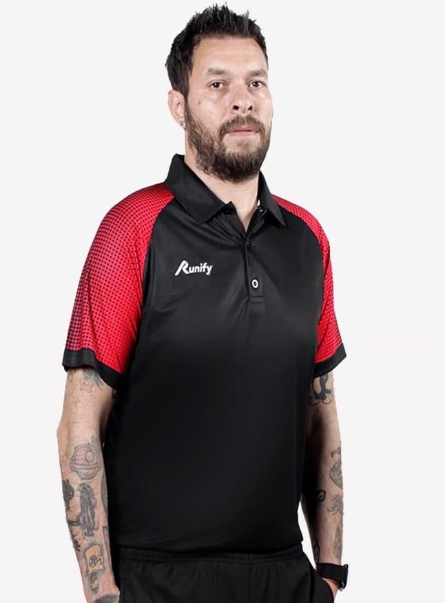 RUNIFY PRO POLO YAKA KAMP T-SHIRT