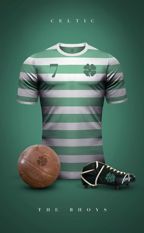 Celtic 2 Özel Tasarım Retro Forma