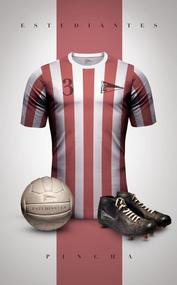 Estudıantes Özel Tasarım Retro Forma