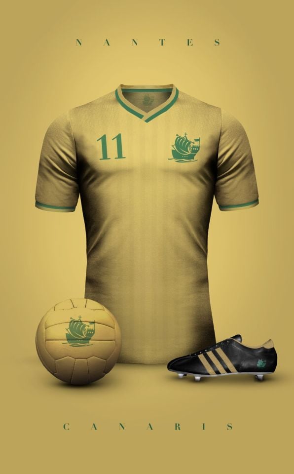 Nantes Özel Tasarım Retro Forma